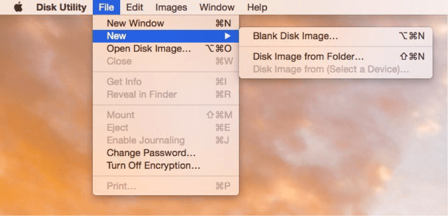 use disk utility encrypt folders